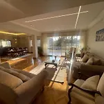 Modern Home Open Green View Sunny Bright