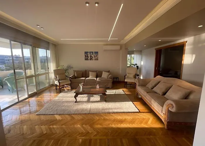 Modern Home Open Green View Sunny Bright